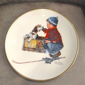 1971 Gorham, Norman Rockwell decorative plate